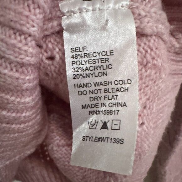 ALTAR'D State Size SMALL Pink Front Button Cardigan Buttery Soft Oversized Knit - Picture 3 of 6